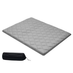 Japanese Tatami Mat, Queen Size Foldable Japanese Tatami Mattress, Futon Mattress with Storage Bag & Fastener, 9-Layer Floor Mat for Sleeping