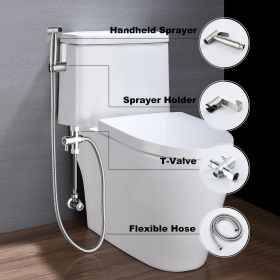 Bidet Sprayer for Toilet, Handheld Cloth Diaper Sprayer, Bathroom Sprayer Kit Spray Attachment with Hose