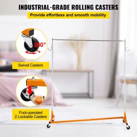 Z Rack, Industrial Grade Z Base Garment Rack, Rolling Z Garment Rack