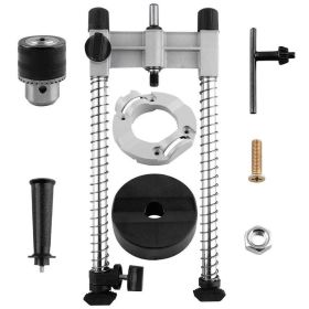 Versatile Electric Drill Stand: Vertical Drilling Support, Mobile Base, Holes for Drilling, Suitable for Various Drill Bits