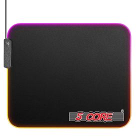 5Core Gaming Mouse Pad RGB 12 Light Modes 2 Zone Desk Mouse Mat W Rubber Base (Option: MP300RGB)